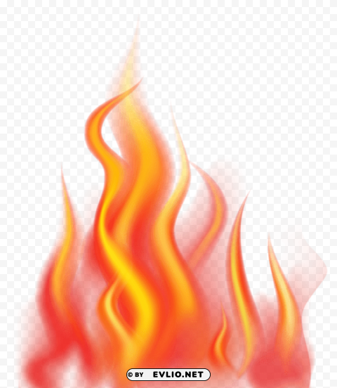 fire flames Clear Background Isolated PNG Object
