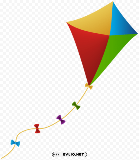 kite Isolated Item on Transparent PNG Format