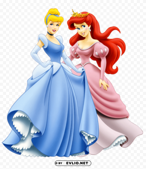 princess ariel and cinderella PNG download free