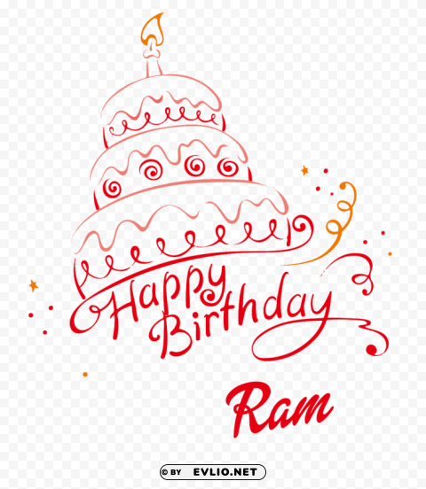 ram happy birthday name Clear PNG graphics free