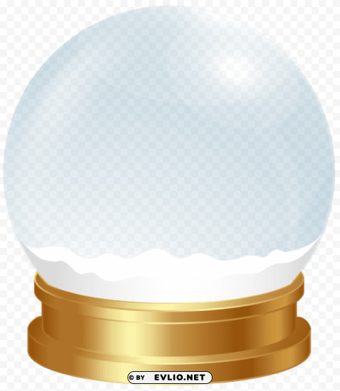 snow globe template PNG images with transparent layer