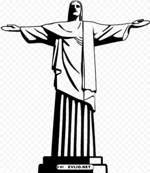 christ the redeemer clipart cristo redentor - christ the redeemer Transparent PNG Isolated Graphic with Clarity
