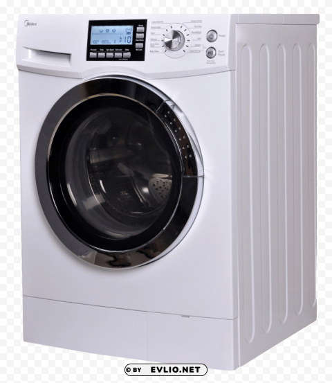 Front Loading Washing Machine PNG with transparent background free
