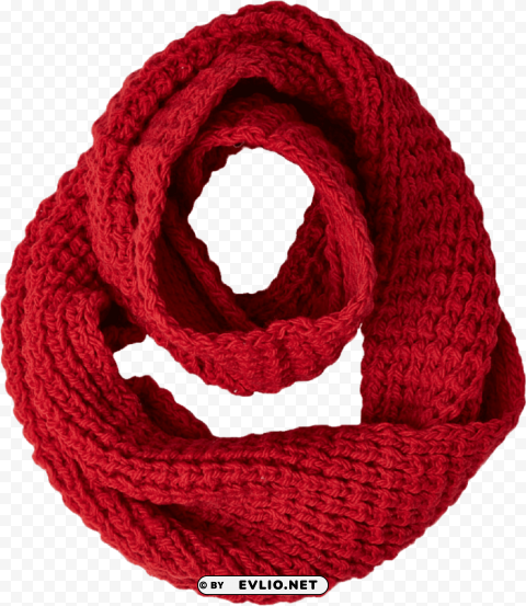 red scarf Isolated Graphic on Transparent PNG