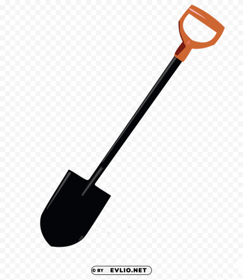 shovel Isolated Design Element in Transparent PNG