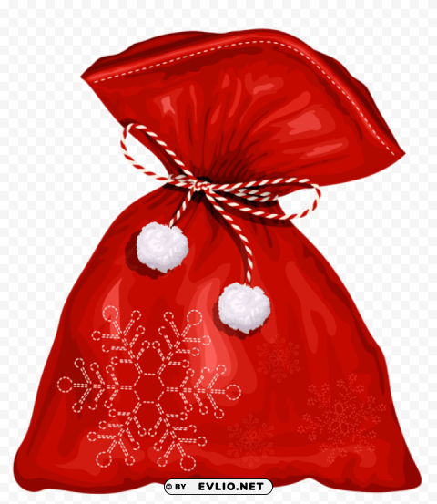 transparent santa bag PNG with clear background extensive compilation