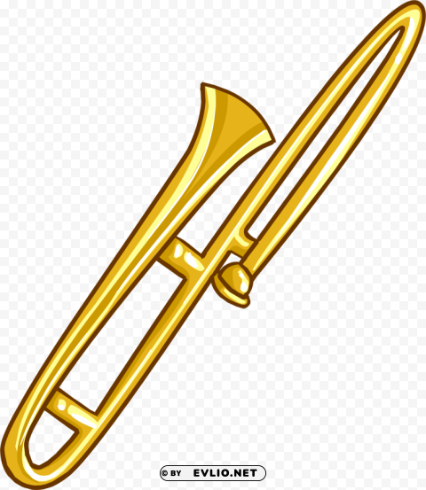 trombone Isolated Subject on HighQuality PNG