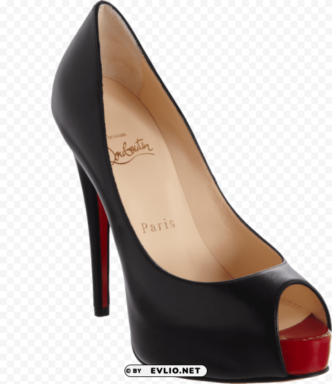 black louboutin lady's pumps PNG free download png - Free PNG Images ID f894bf34