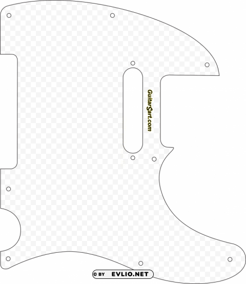 fender tele style pick guard w logo t8 xs1 pdf 1 - telecaster pickguard charlie christia Transparent PNG Isolated Graphic Detail