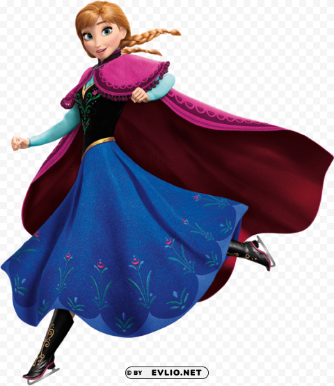 frozen anna PNG for Photoshop