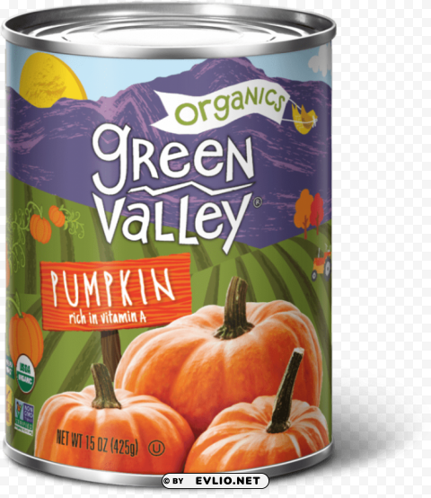 green valley organic pumpkin Isolated Design on Clear Transparent PNG