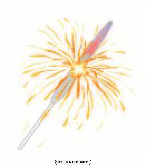 july 4th perm red sparkler PNG Graphic Isolated on Clear Background Detail