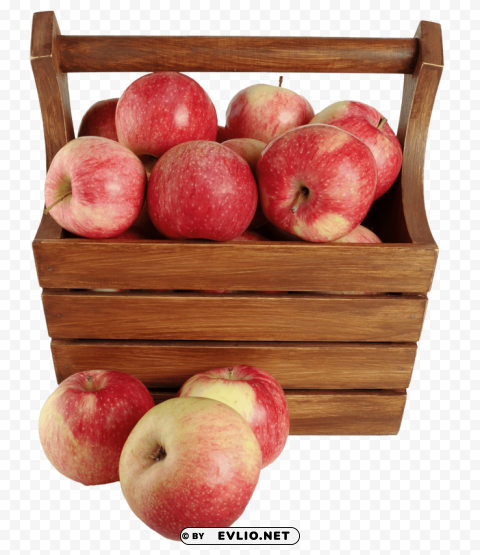apple in basket High-quality transparent PNG images comprehensive set