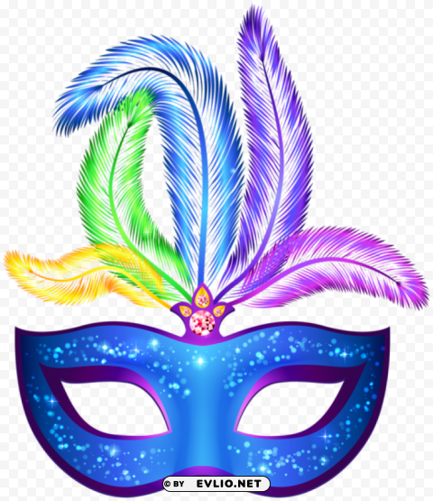 blue carnival mask PNG transparent images extensive collection