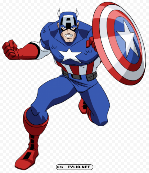 captain america comic Isolated Icon on Transparent Background PNG PNG transparent with Clear Background ID e9c4c948