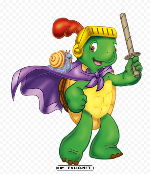 franklin dressed as a knight PNG images with alpha background