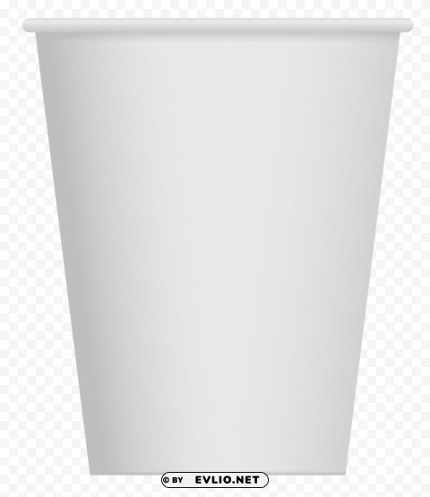 Paper Cup Clean Background Isolated PNG Graphic