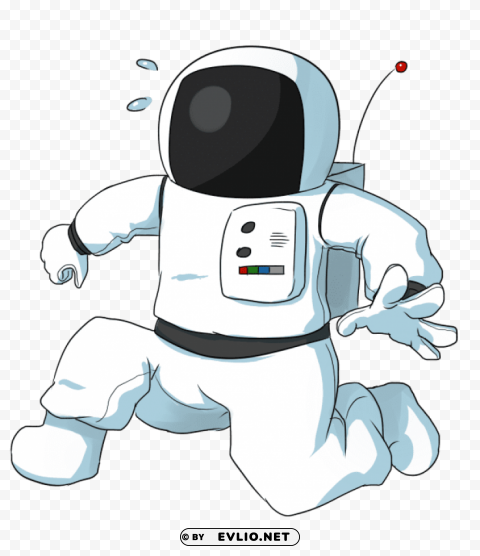 astronaut Isolated Element with Clear Background PNG