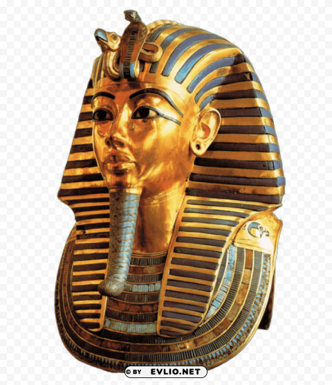Mask of Tutankhamun ancient Egyptian pharaoh PNG images transparent pack