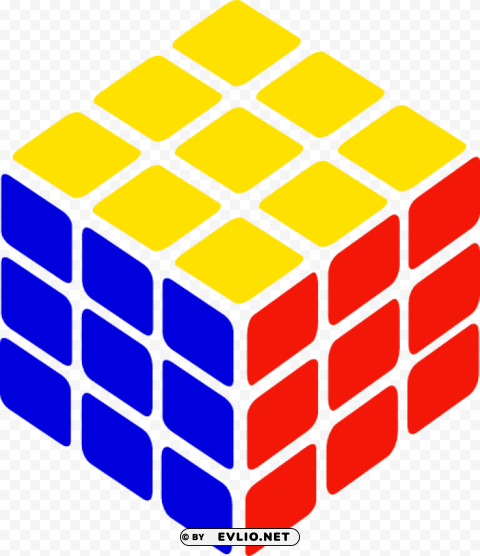 rubik's cube PNG Image Isolated on Clear Backdrop