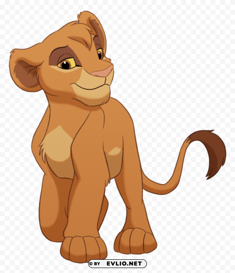 simba ClearCut Background PNG Isolated Element