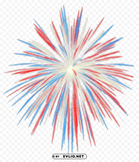 4th july fireworks transparent Clean Background Isolated PNG Icon