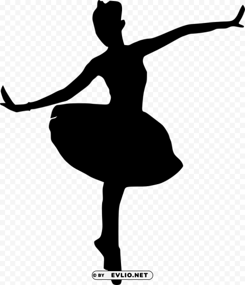 ballerina silhouette Transparent PNG images for design