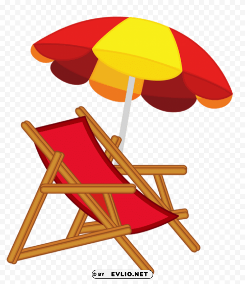 beach umbrella with chair PNG images with no watermark