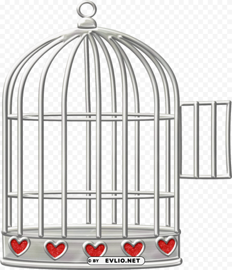 cage bird PNG Image with Clear Isolated Object