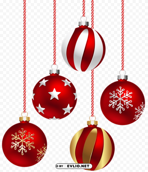 christmas balls PNG graphics with clear alpha channel collection