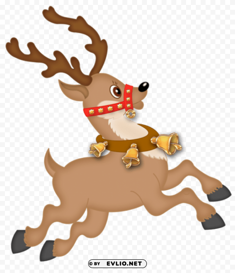 cute reindeer Transparent PNG photos for projects