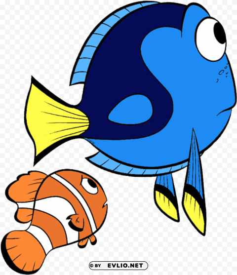 dory fish illustration PNG images with alpha transparency bulk