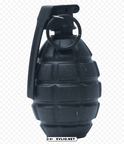 grey hand grenade PNG Graphic Isolated on Clear Background Detail