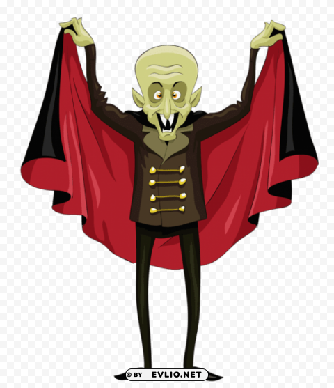 halloween ugly vampire PNG Graphic with Isolated Clarity