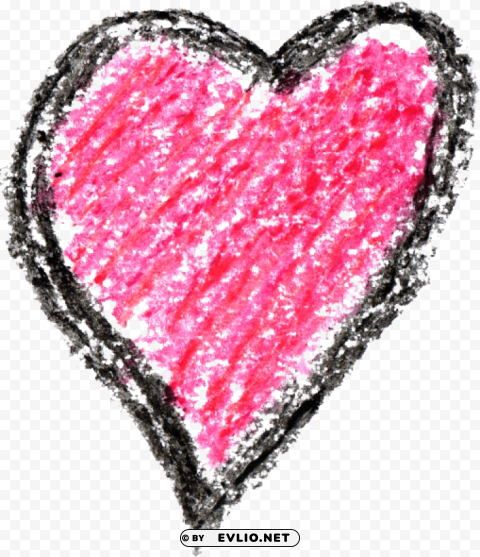 Heart Drawing PNG with no bg PNG with Clear Background - ID 87d52a06