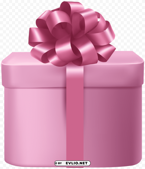 pink gift PNG images with clear alpha channel