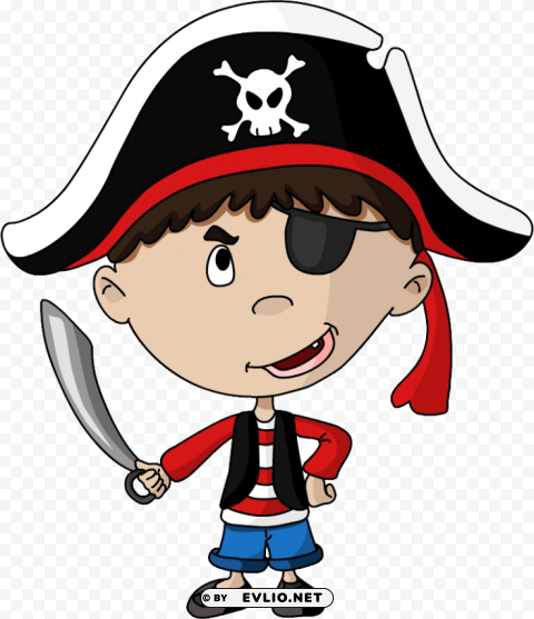 pirate PNG Isolated Illustration with Clarity