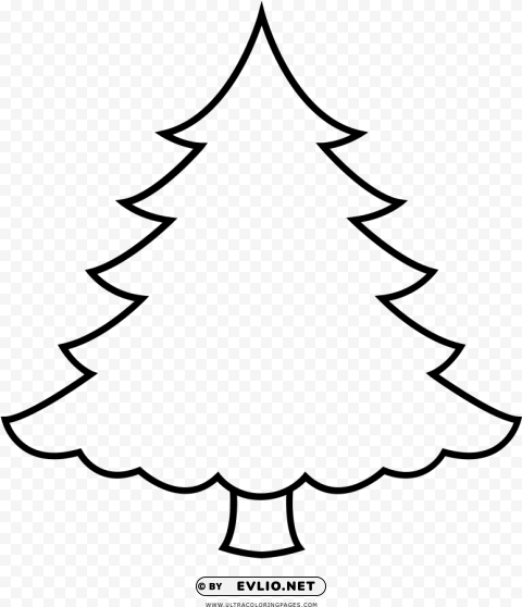 Árvore de natal desenho para colorir - pine christmas tree colori PNG images with transparent elements pack