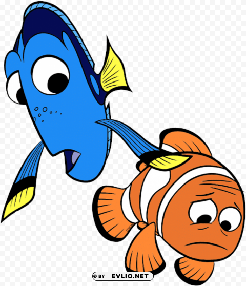 Finding Dory Character Marlin PNG Images No Background