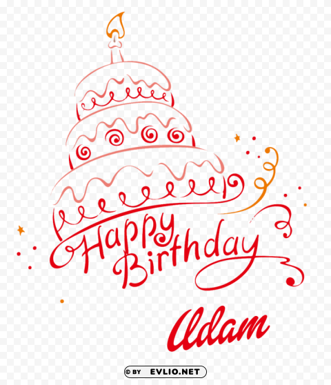 Udam Happy Birthday Name High-quality PNG Images With Transparency