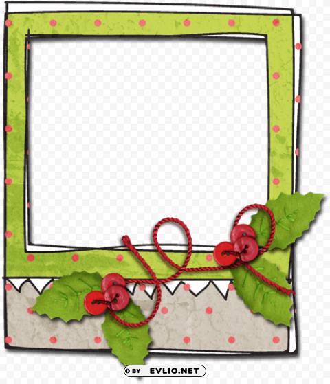 cute polaroid frame - polaroid frame christmas background Isolated Character in Transparent PNG