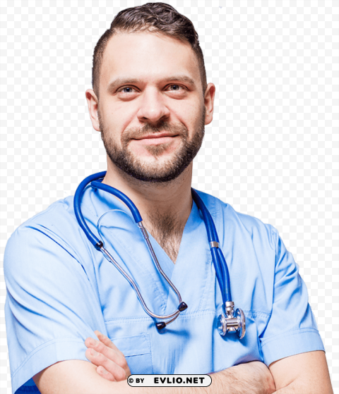 Edmonton Male Family Doctors Isolated Subject With Clear PNG Background