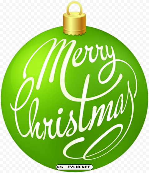 merry christmas ornament PNG clear background