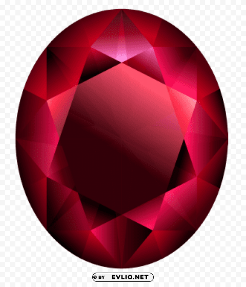  red oval diamond PNG transparent pictures for editing