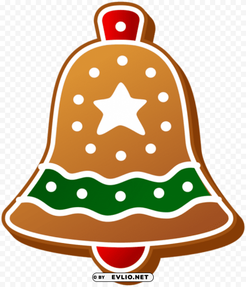 christmas gingerbread cookie PNG transparent graphics for projects