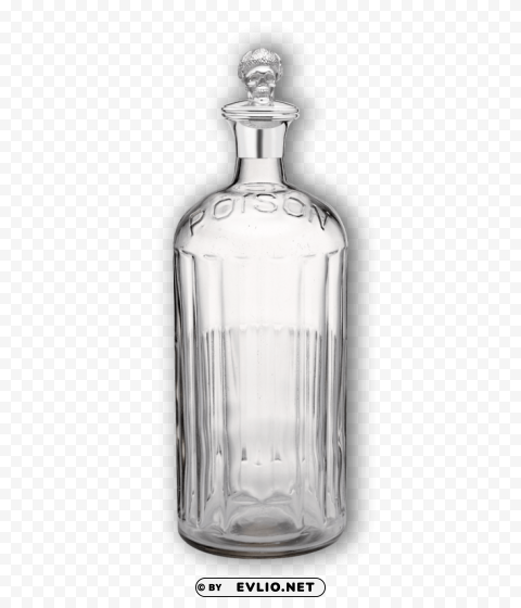 Vintage Empty Poison Bottle - Transparent - ID ea2372fa Free PNG images with alpha channel