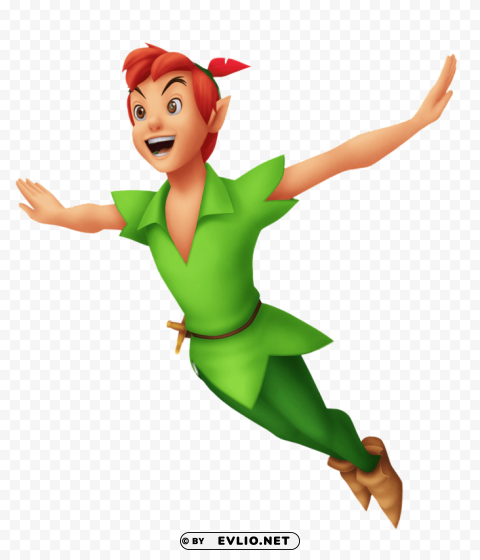 peter pan flying PNG format with no background