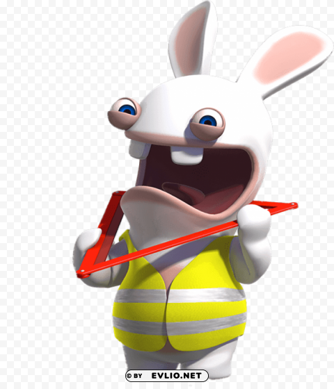 rabbid safety triangle around neck PNG file with alpha