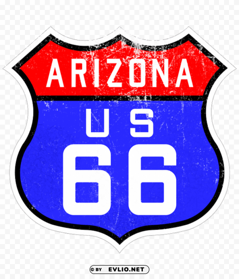 Transparent PNG image Of road 66 sign PNG for design - Image ID 41b877fa