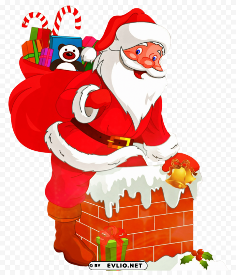 santa claus transp PNG files with clear backdrop assortment